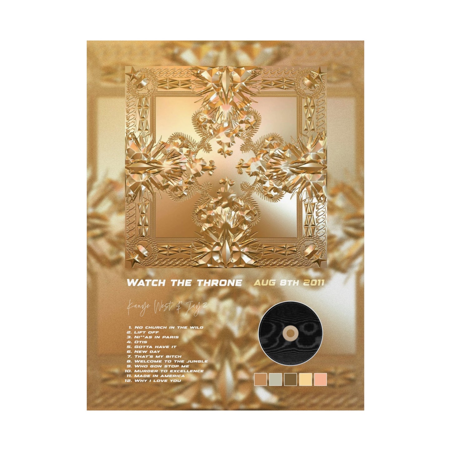 Watch the Throne Album Poster