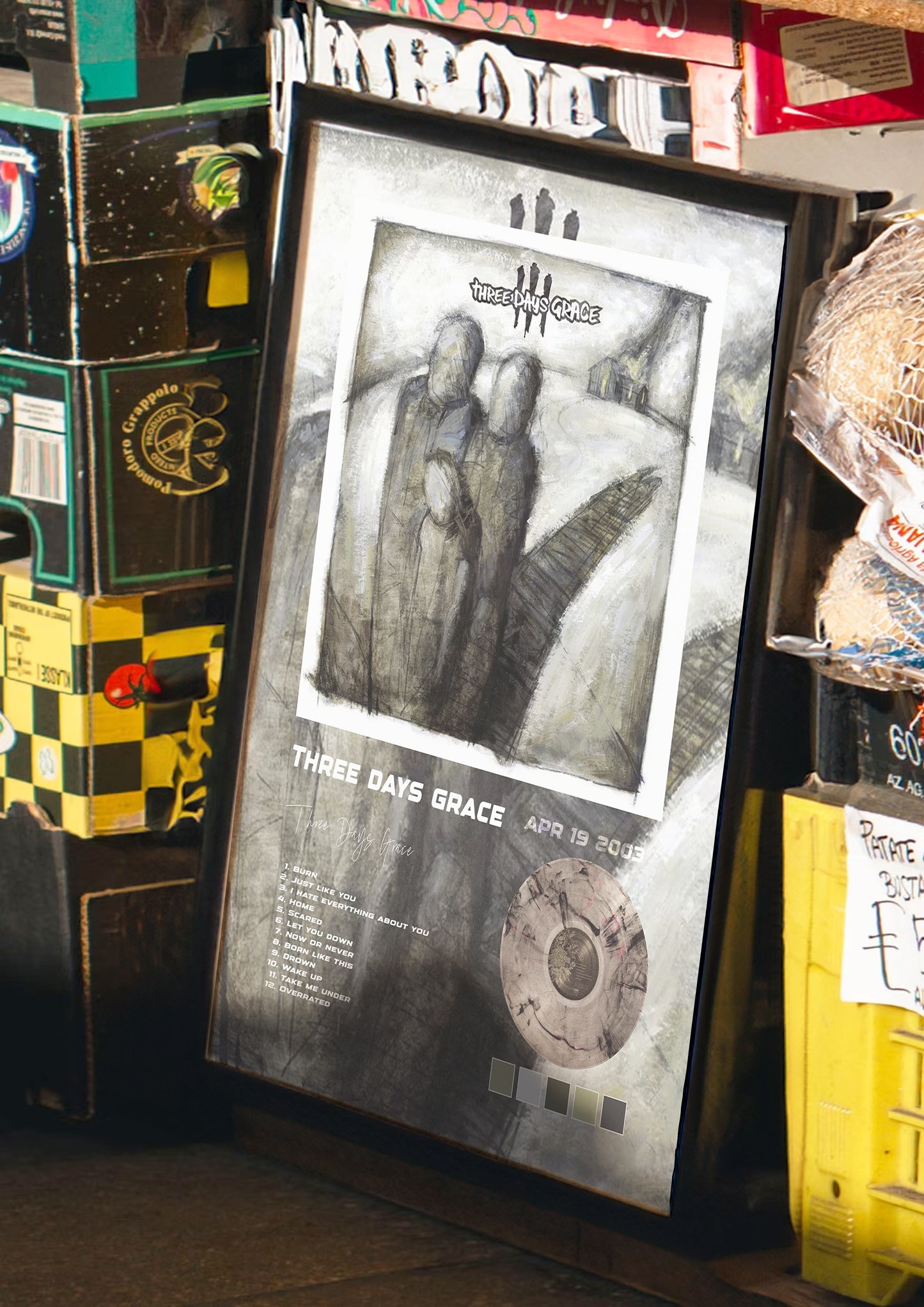 Three Days Grace Album Poster