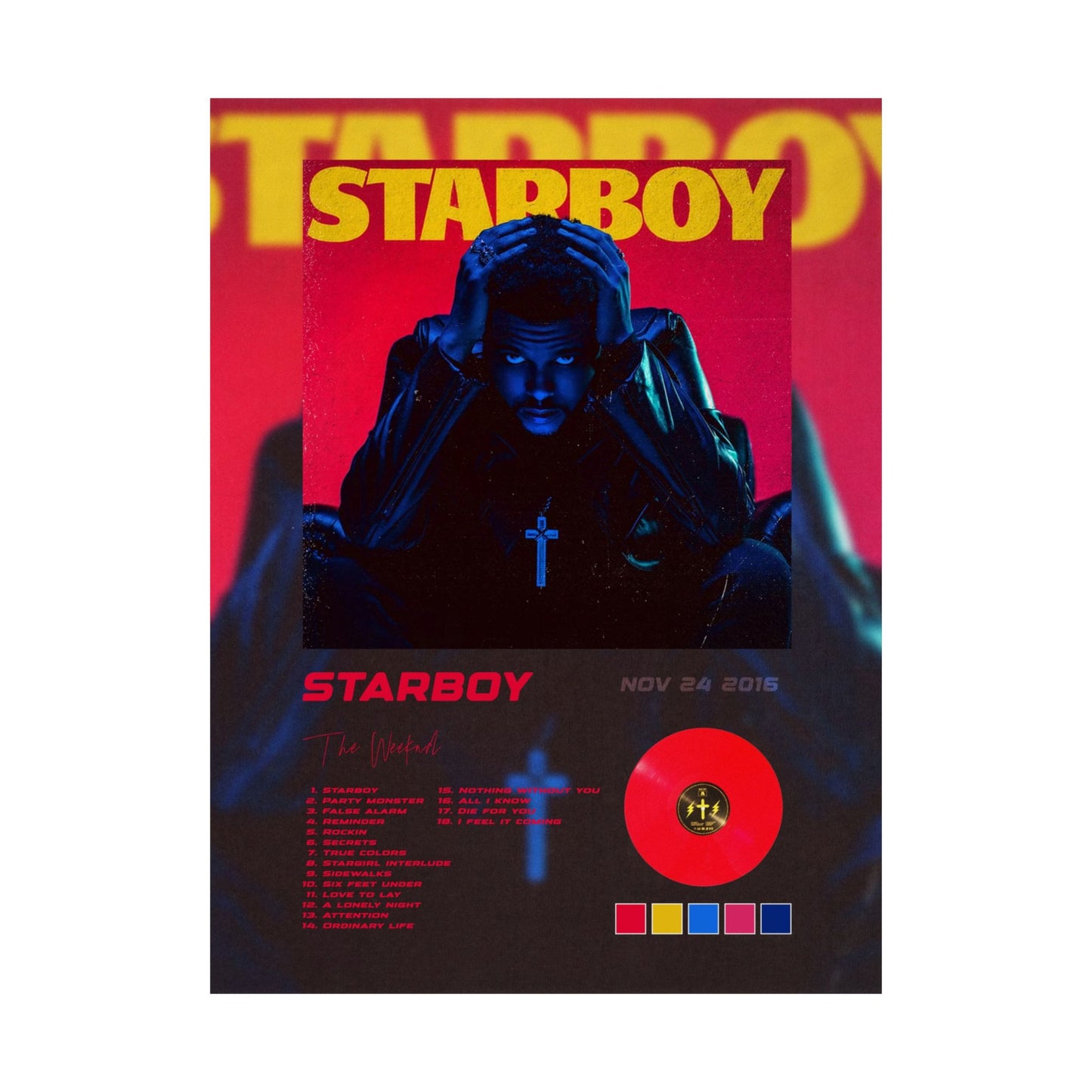 Starboy Album Poster