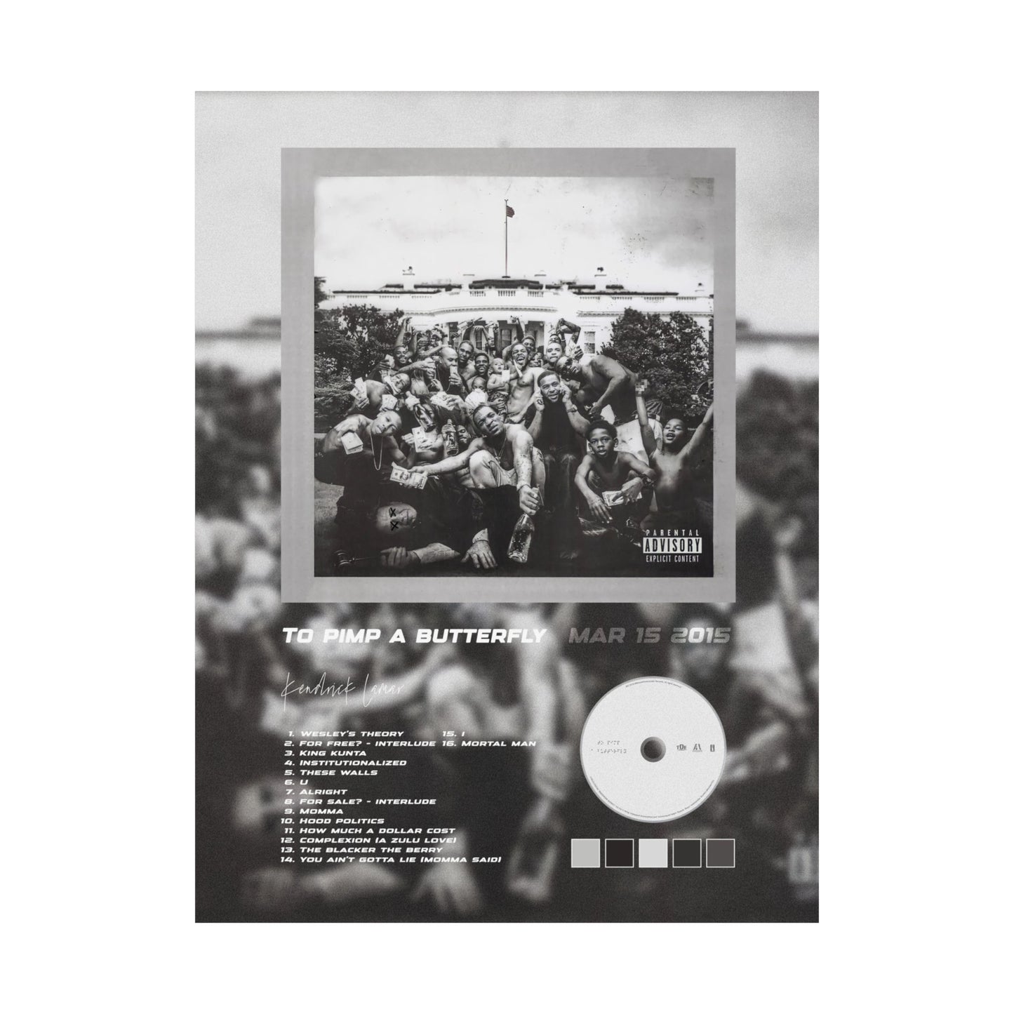 To Pimp a Butterfly Album Poster