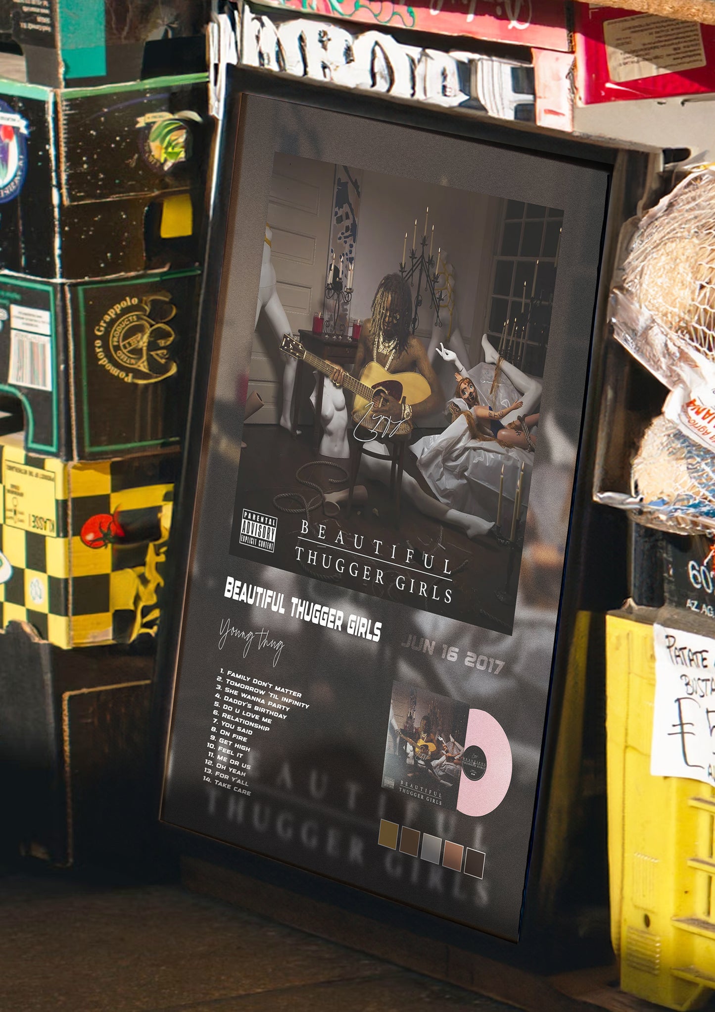 Beautiful Thugger Girls Album Poster