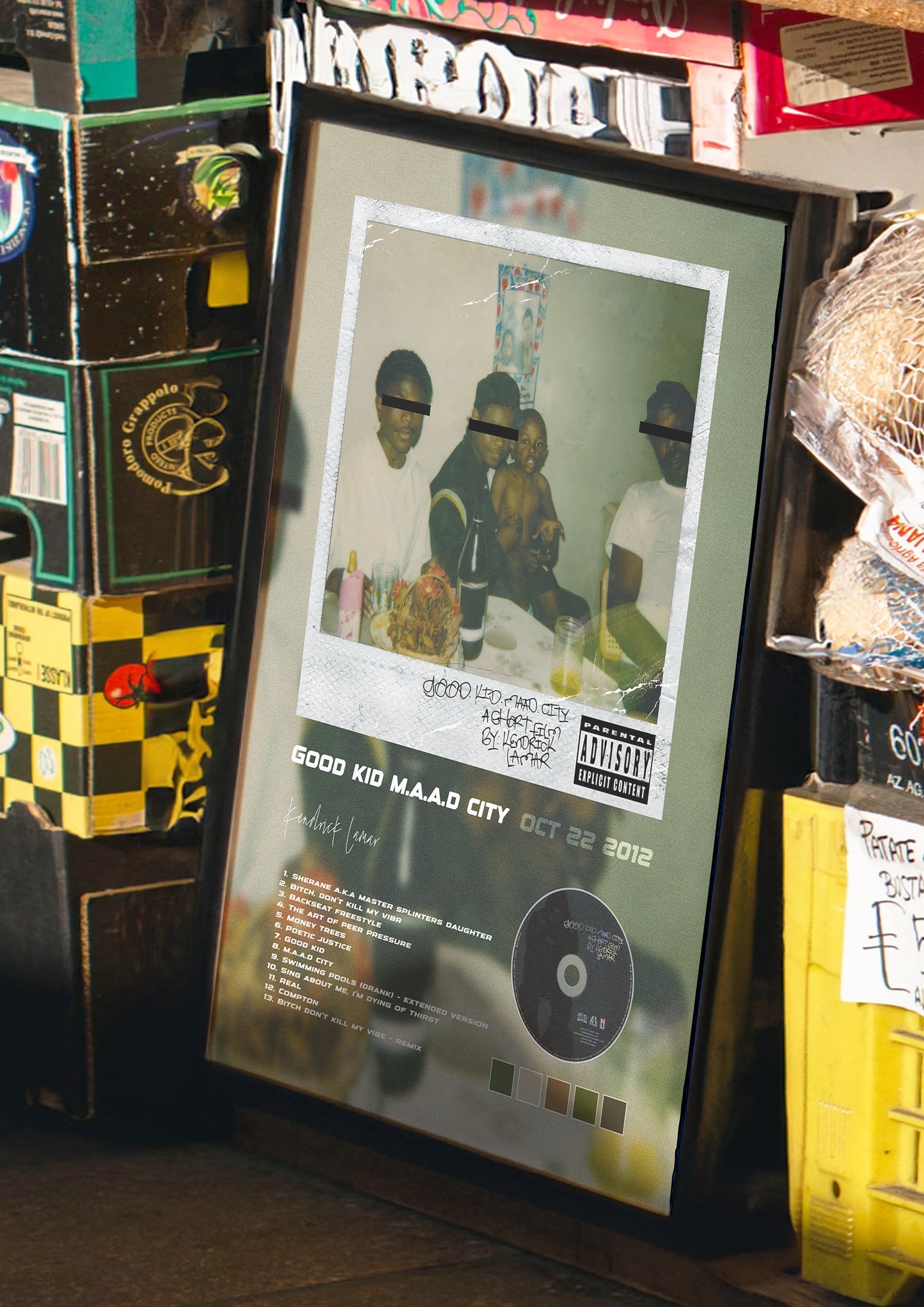 Good Kid M.A.A.D City Album Poster