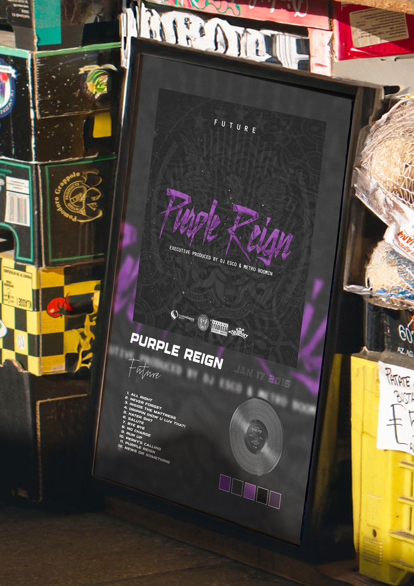 Purple Reign Album Poster