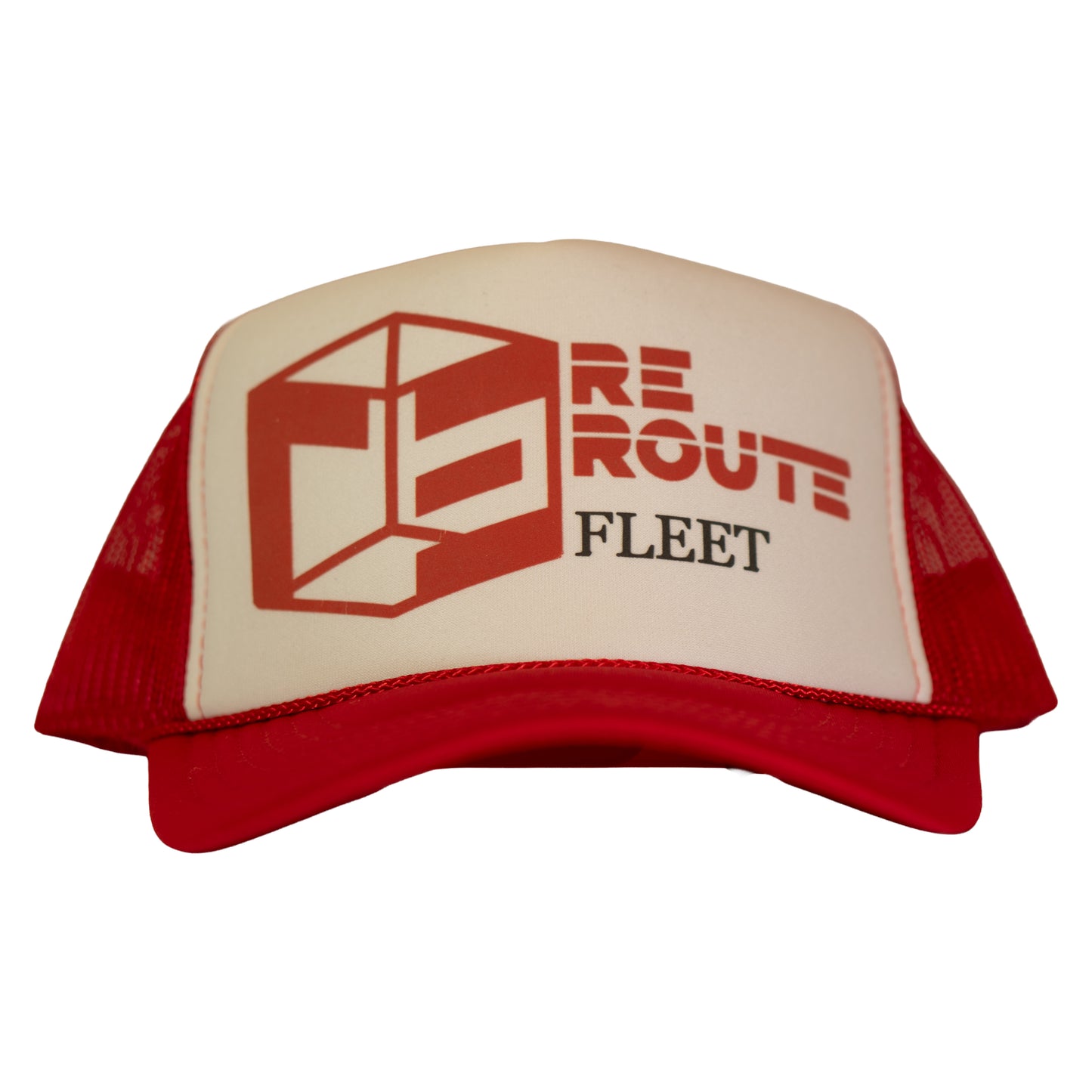 Red White Trucker Hat