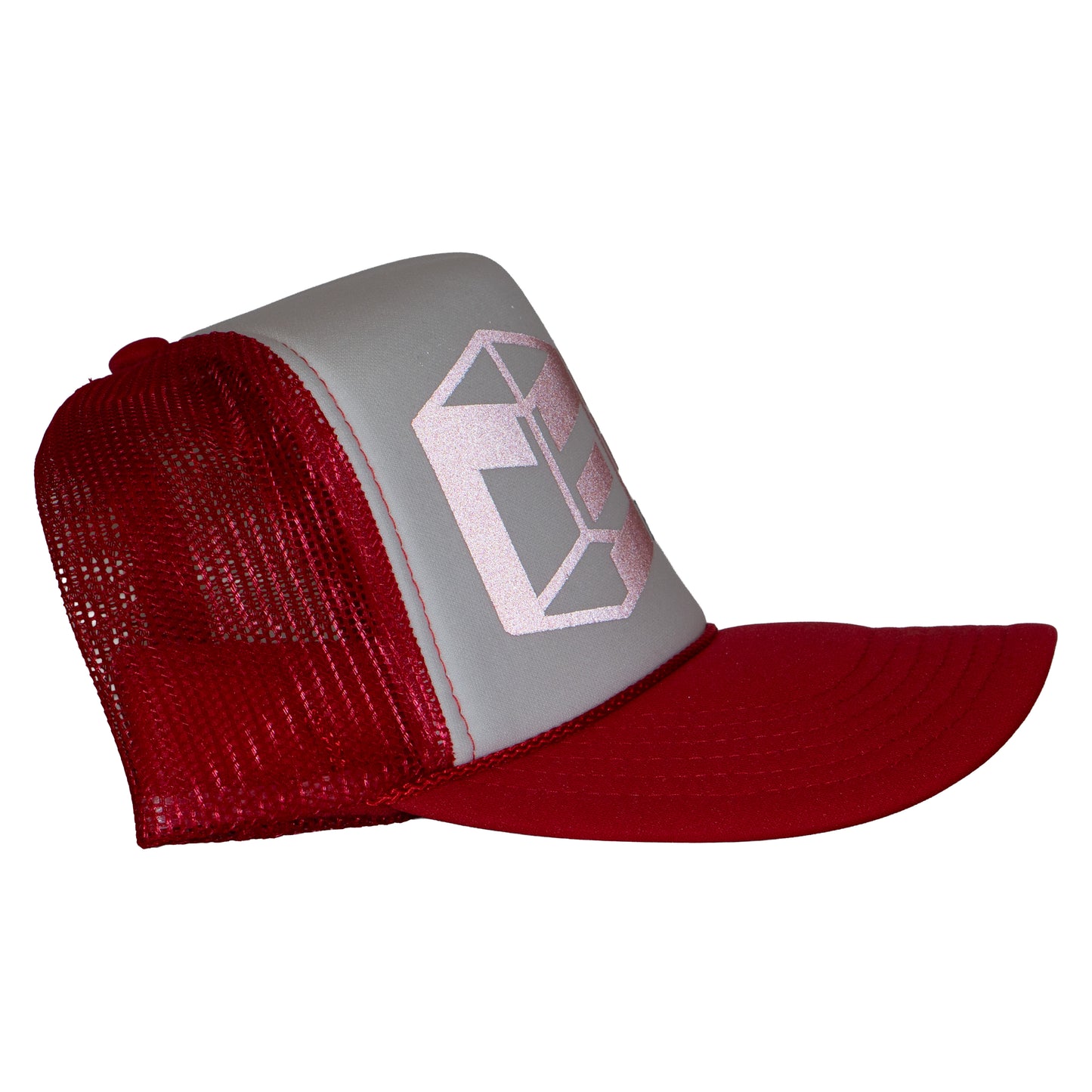 Red White Trucker Hat