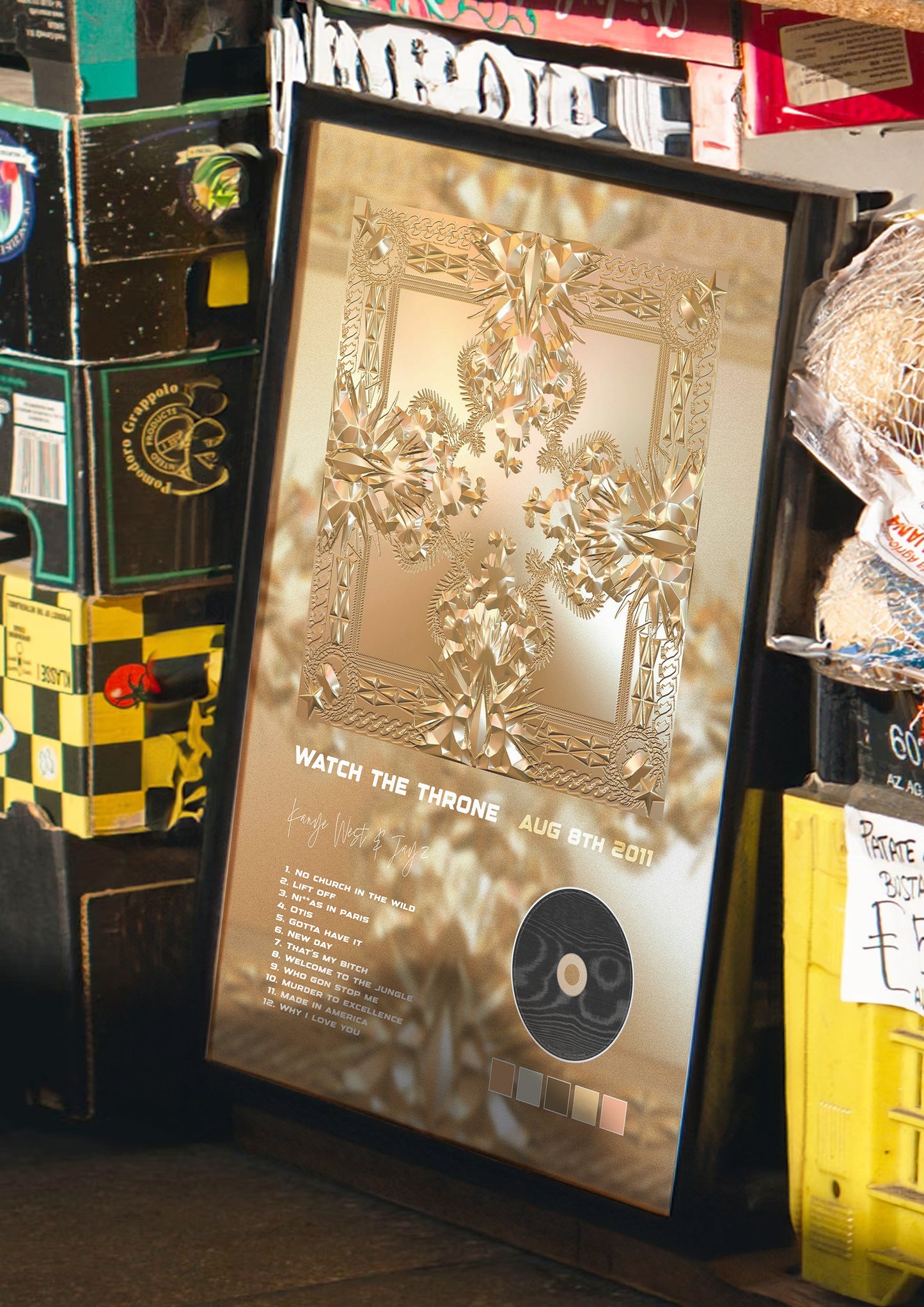 Watch the Throne Album Poster