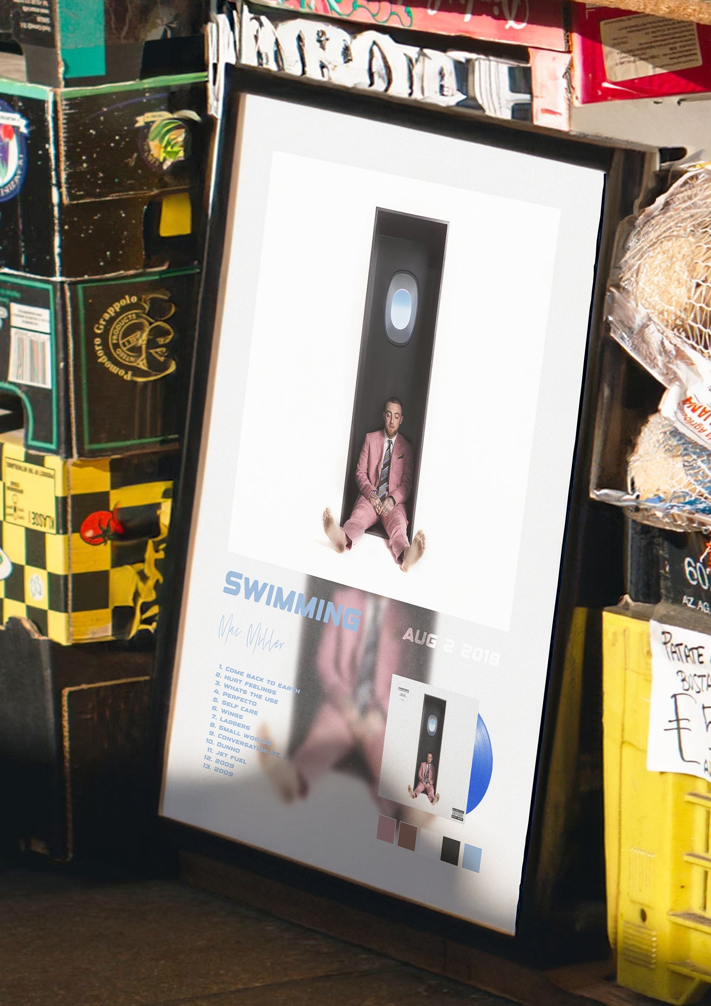 Swimming Album Poster