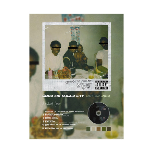 Good Kid M.A.A.D City Album Poster