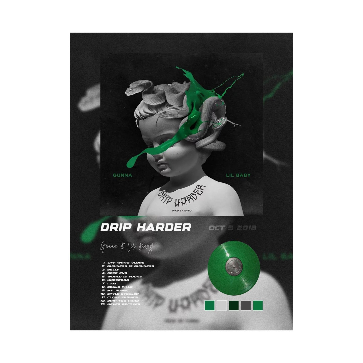 Drip Harder Album Poster