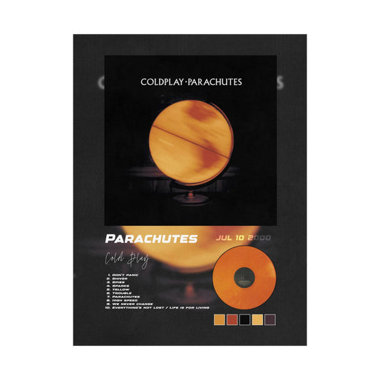 Parachutes Album Poster