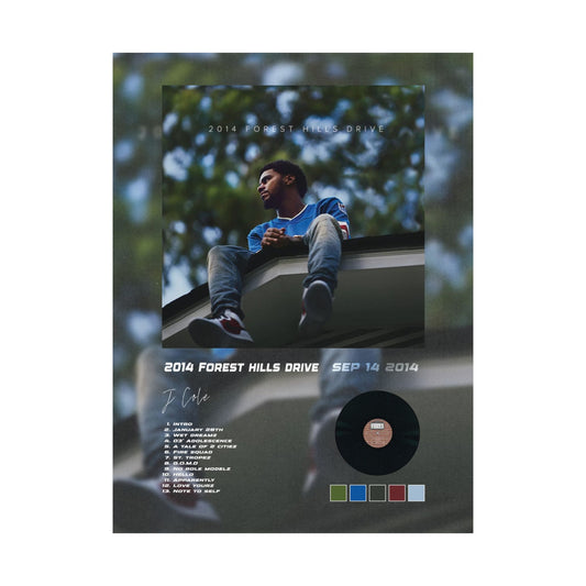 2014 Forest Hills Drive Album Poster