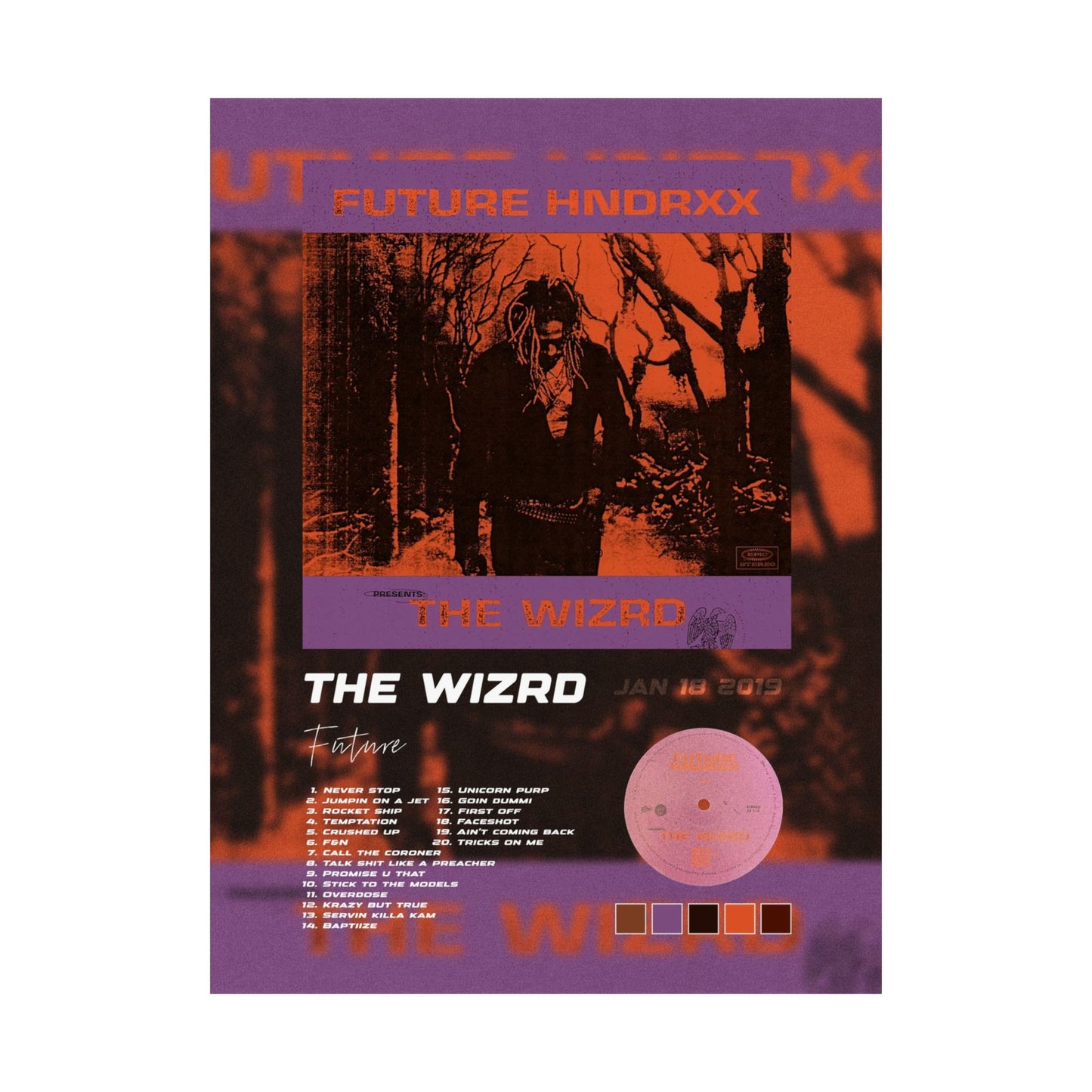 The WIZRD Album Poster