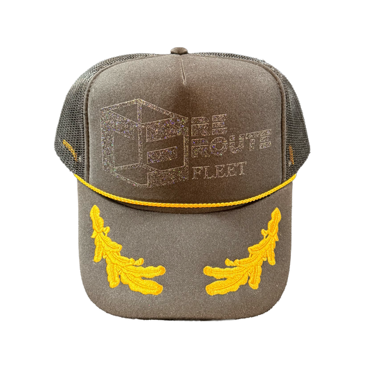 Re Route Fleet Trucker (Black on Black)