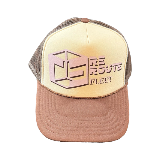 Re Route Fleet Trucker (Brown & Beige)