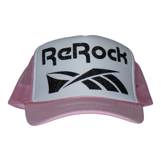 Pink White Trucker Hat