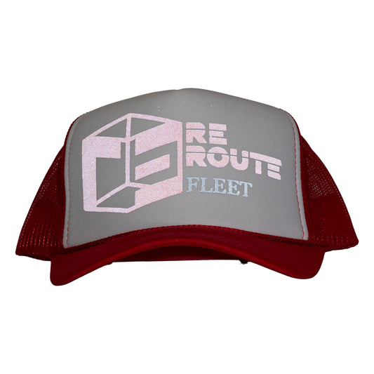 Red White Trucker Hat