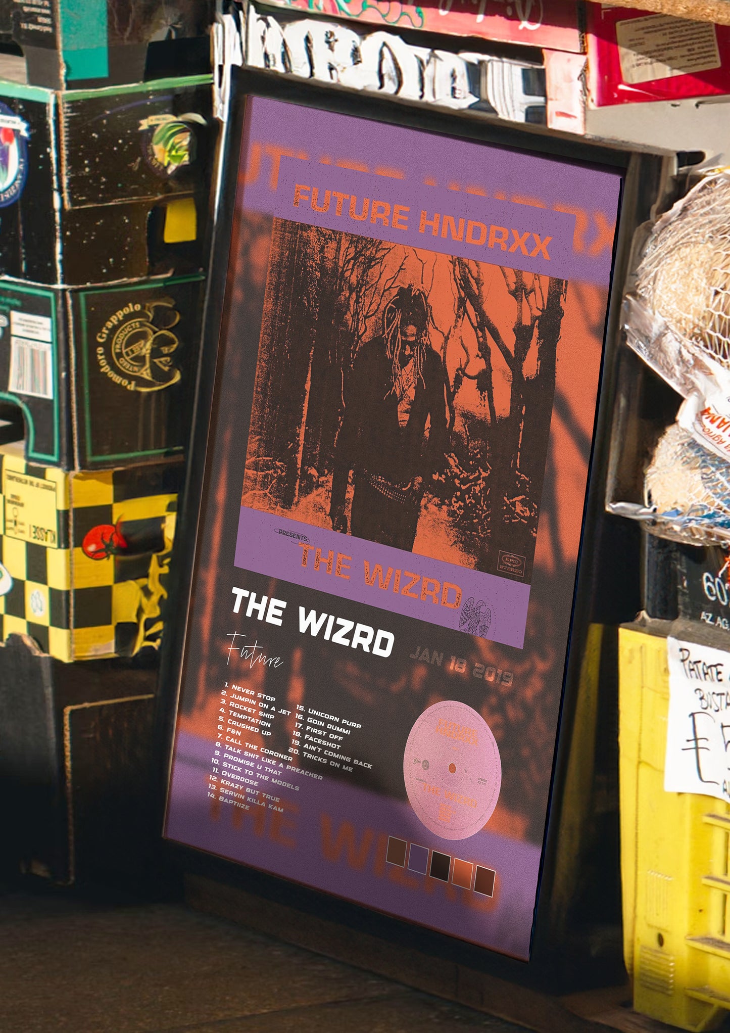 The WIZRD Album Poster